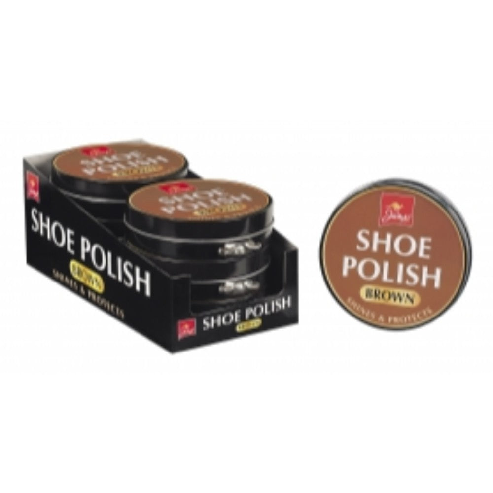 Brown Shoe Polish Tin