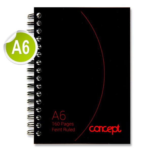 A6 160 Pages Wiro Notebook by Concept