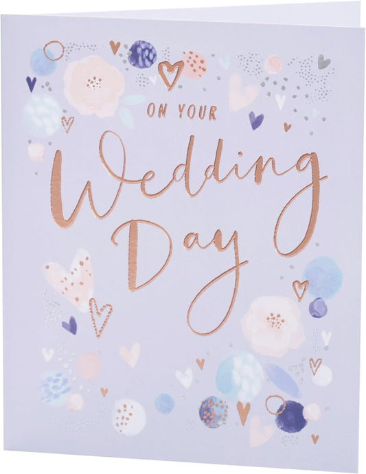 Light Design Wedding Day Congratulations Card