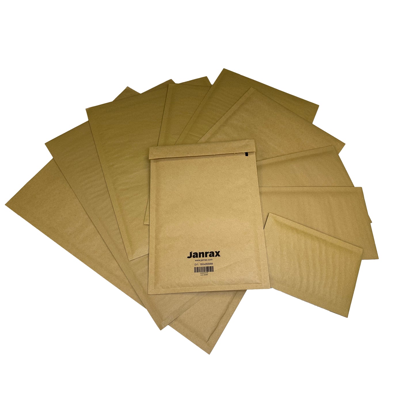 Bubble Lined Size 000/A Padded Brown Postal Envelope by Janrax