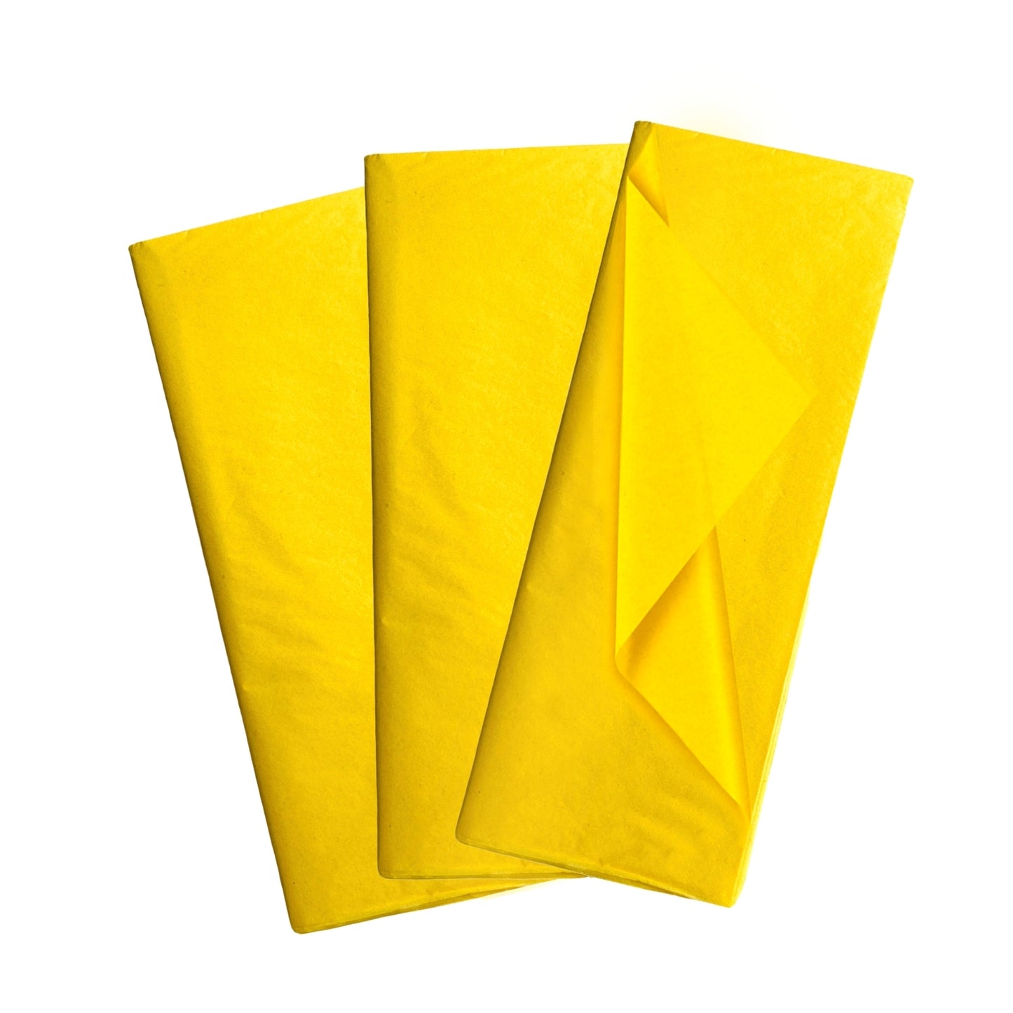 Pack of 800 Yellow Acid Free 50 x 70cm Tissue Paper Sheets