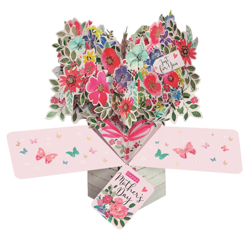 Bouquet Design 3D Pop-Up Mother's Day Card