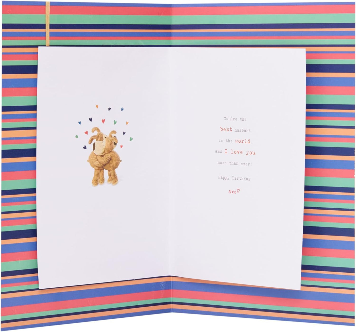 Cute Boofle Pair Design Husband Birthday Card