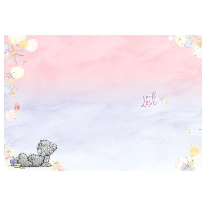 Bear Holding Single Balloon Cousin Birthday Card