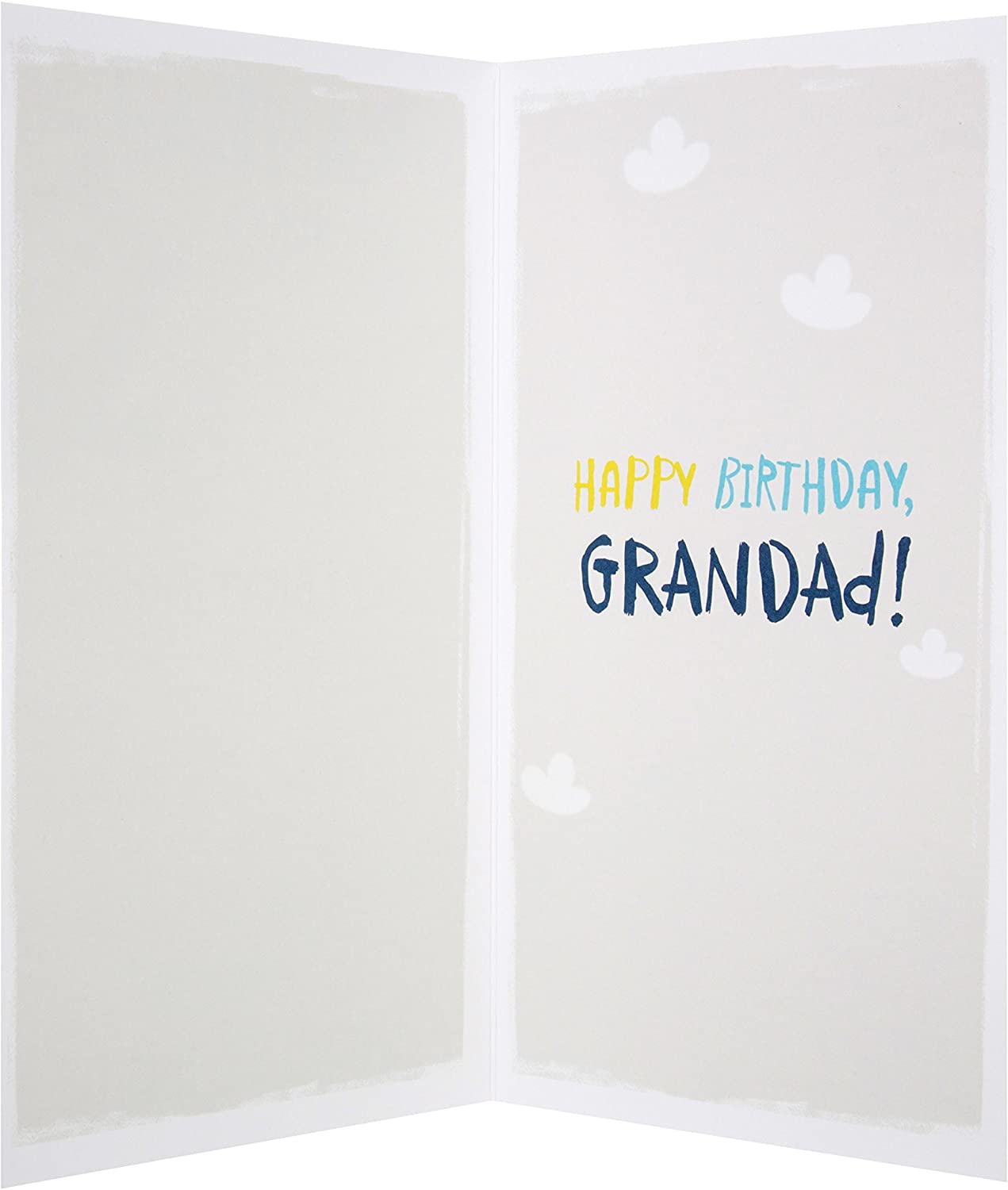 Cute Textured Design Grandad Birthday Card