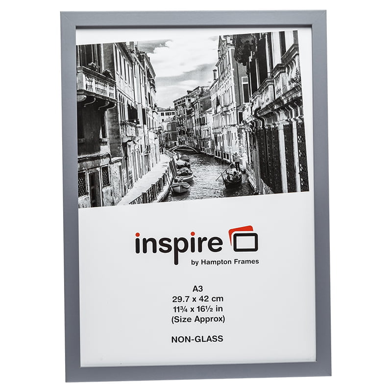 Zurich A4 Solid Grey Certificate Frame