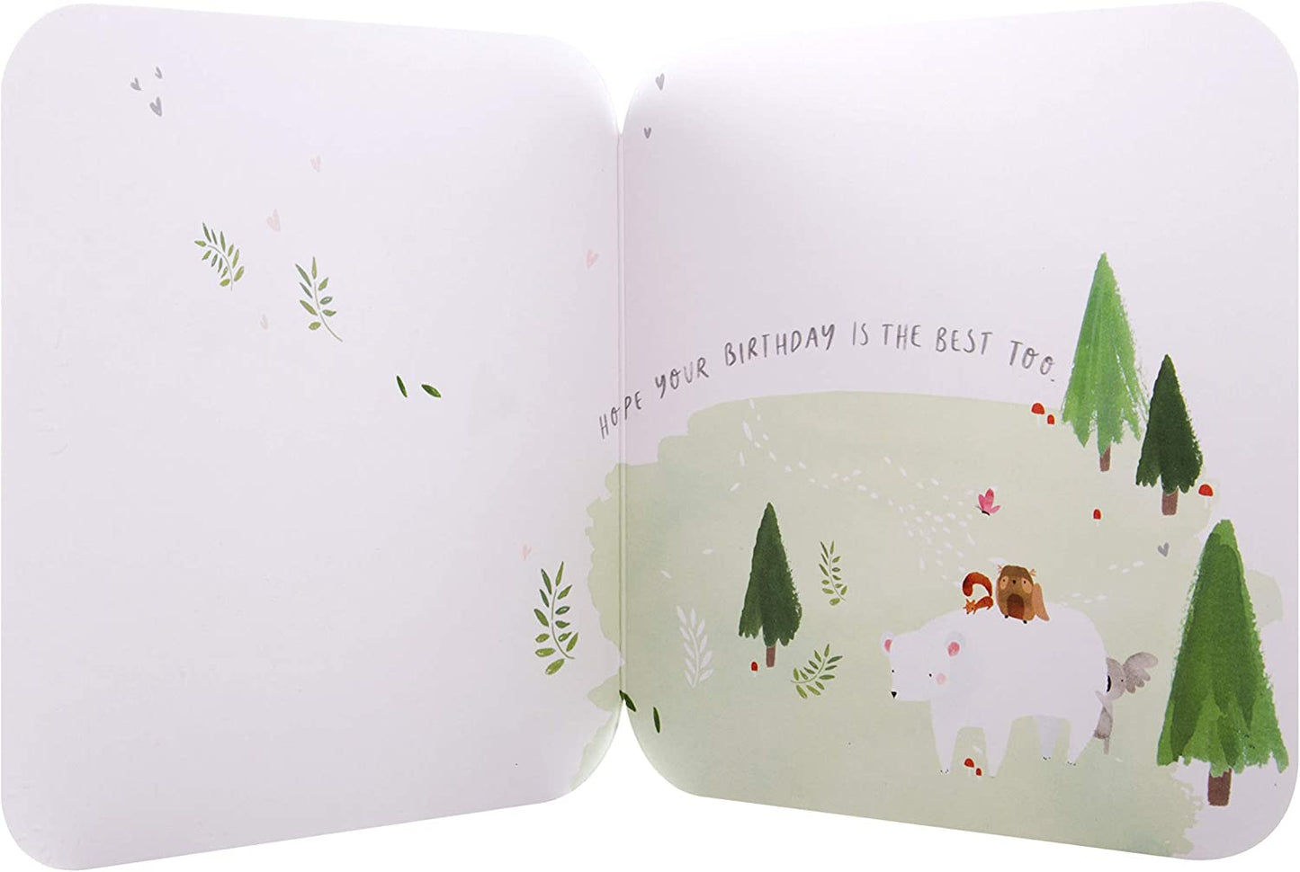 Birthday Card for Nana Cute Embossed Bear Design