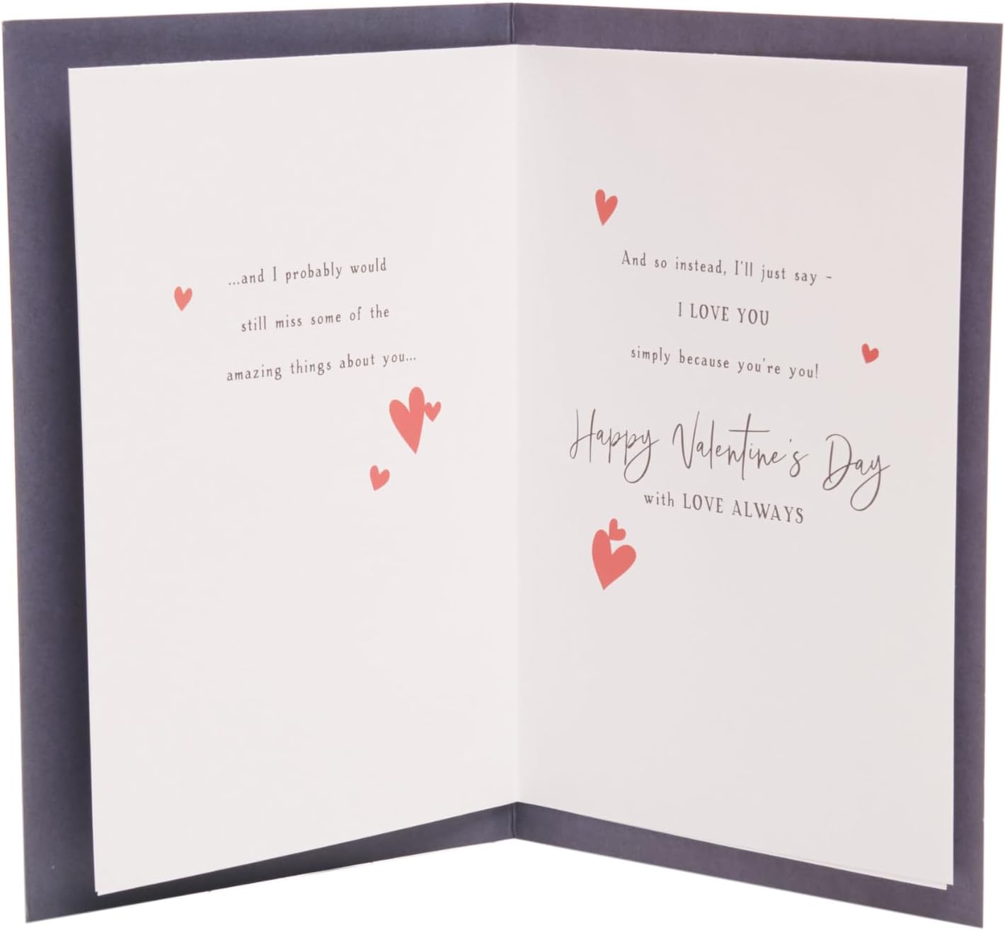 Stunning Red Heart Design For The One I Love Valentine's Day Card