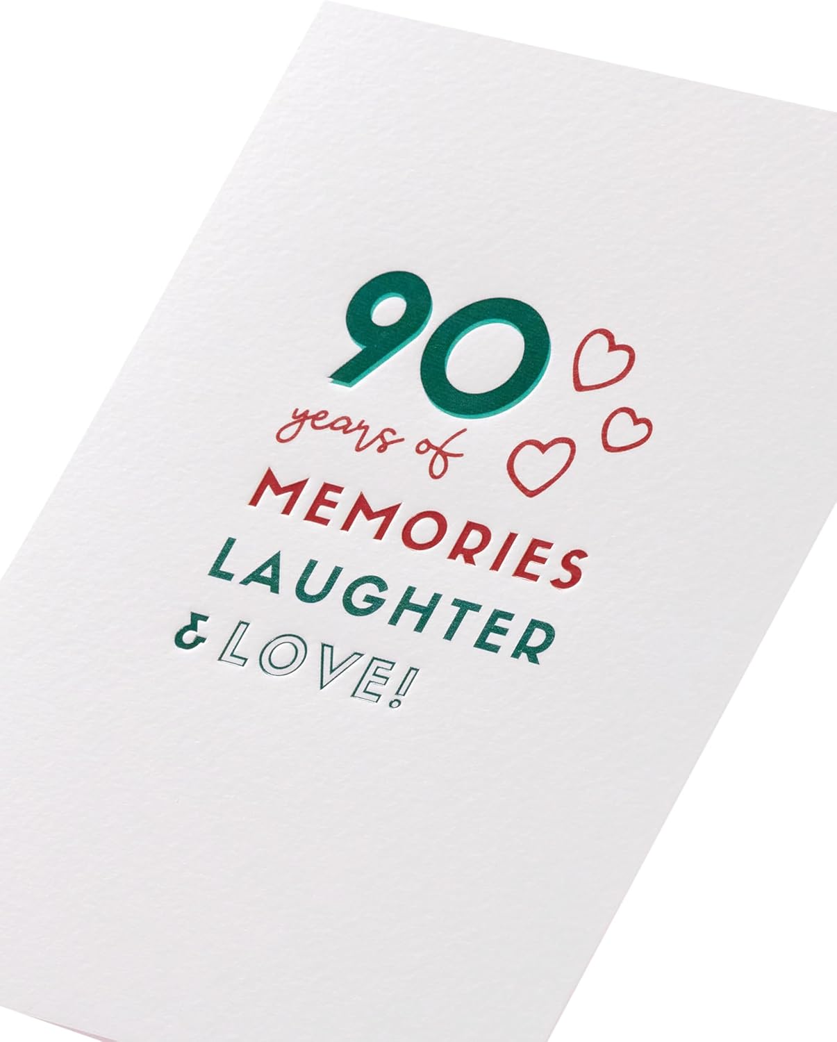 Kindred 90th Blank Birthday Card