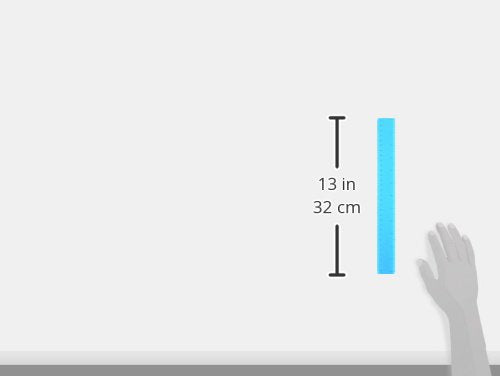 Just stationery 12" 30cm Transparent Bendy Flexible Ruler School