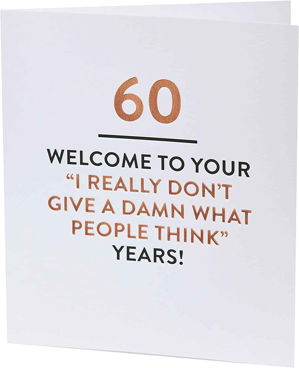 Funny 60th Birthday Card