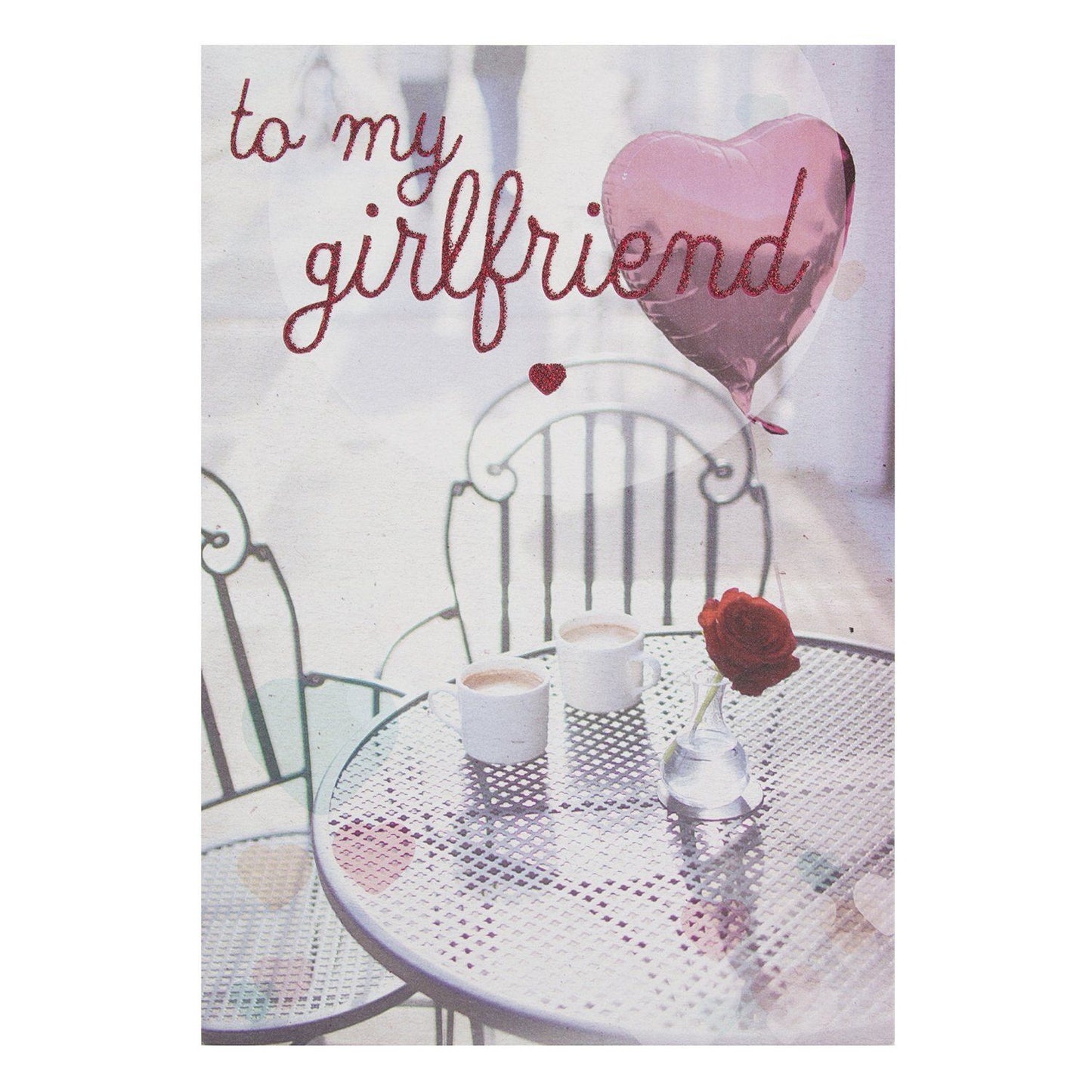 To My Girlfriend 'With Love' Valentine's Day Card