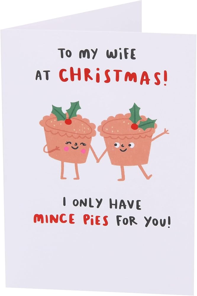 Mince Pies Design Wife Christmas Card