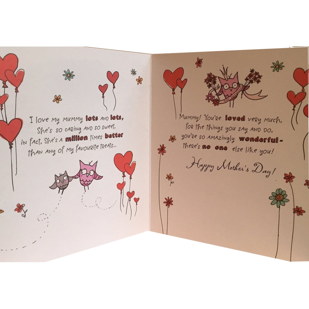 Lovely Mummy Oodles And Doodles, Mother's Day Greetings Card