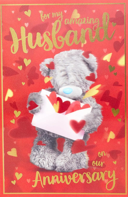 3D Holographic Husband Anniversary Card