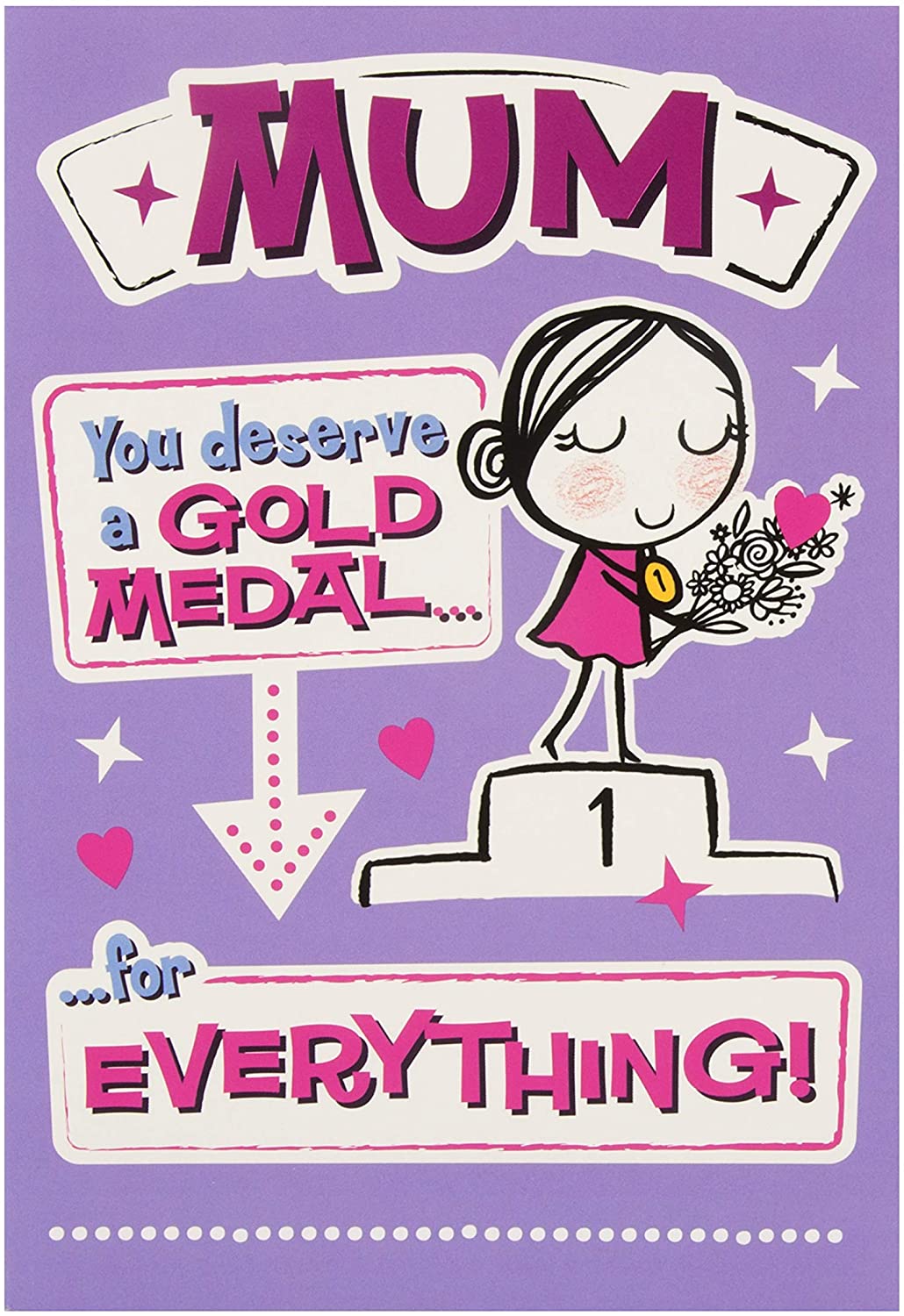 Mum 'Gold Medal' Mother's Day Card