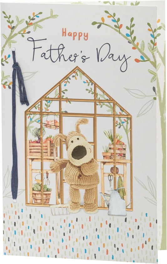 Boofle Cute Design Ribbon Attachment Father's Day Card