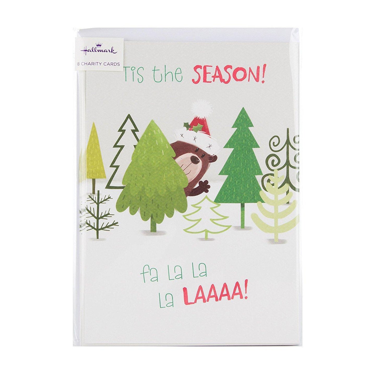 Hallmark Christmas Charity Card Pack "Tis The Season" - Pack of 8