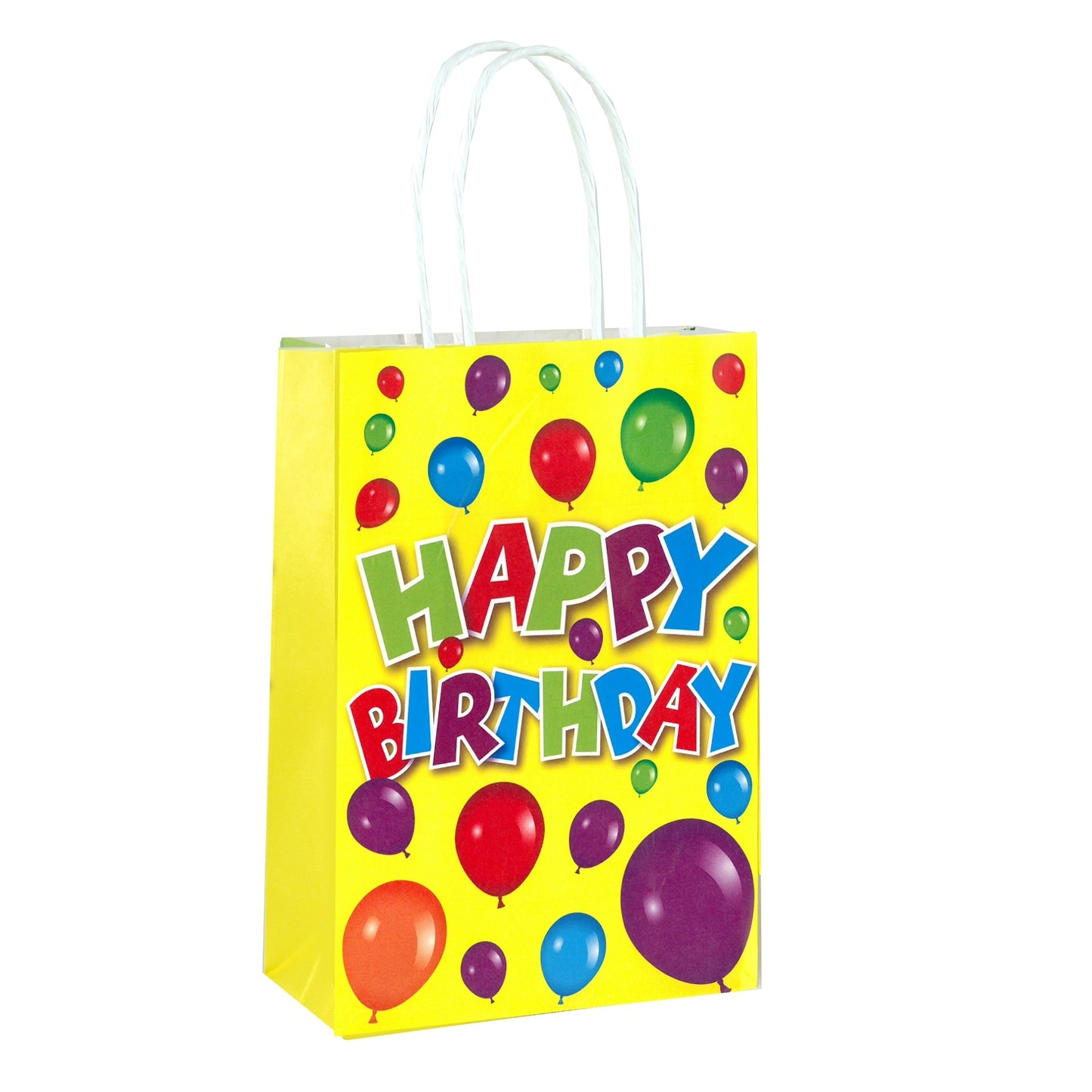 Pack of 24 Happy Birthday Party Bags with Handles