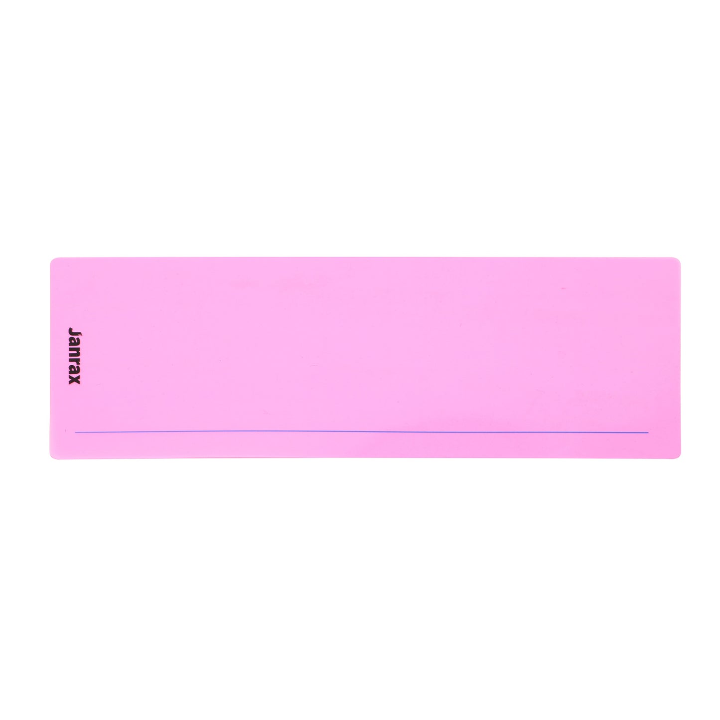Pack of 8 Pink 210x80mm Dyslexia Overlay Reading Strips – PET Material, Rounded Corners