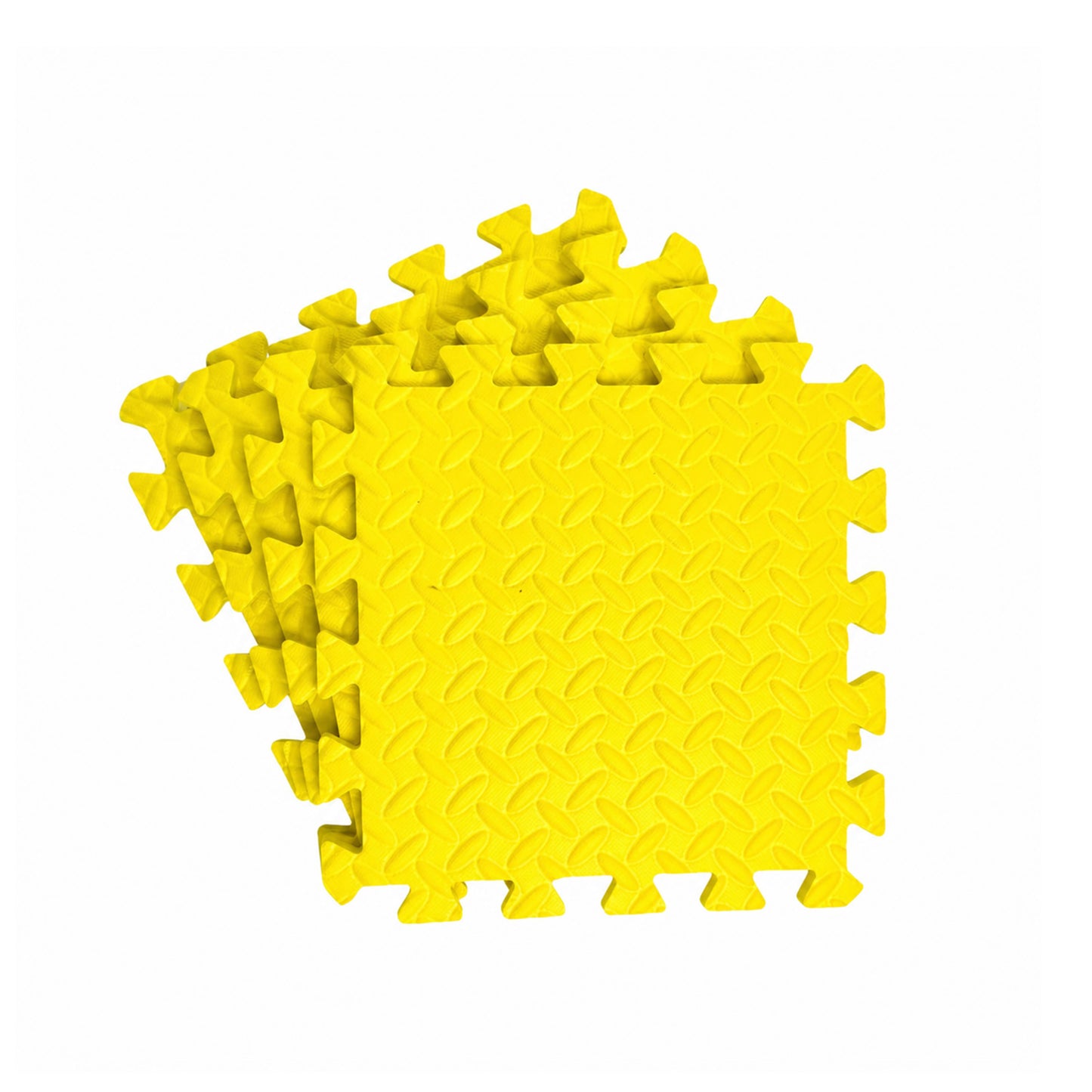 Pack of 20 30x30cm Yellow Coloured 1cm Thick EVA Foam Mats