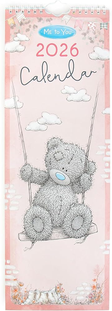 Me to You Tatty Teddy 2026 Classic Slim Calendar