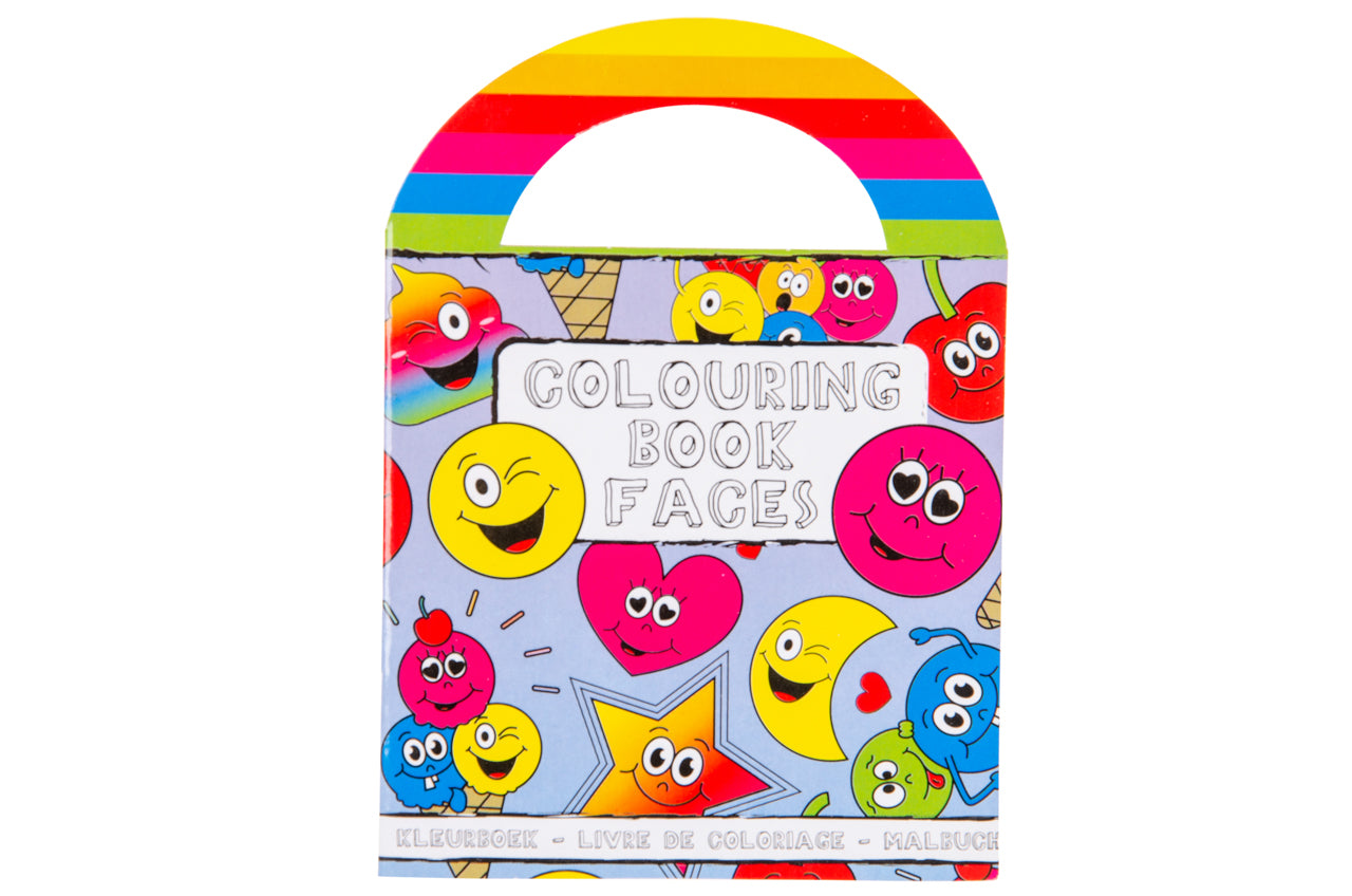 Pack of 10 Pre Filled Emotion Theme Kids Party Favour Bags – Gift Bags with Reusable Cup & Themed Toys
