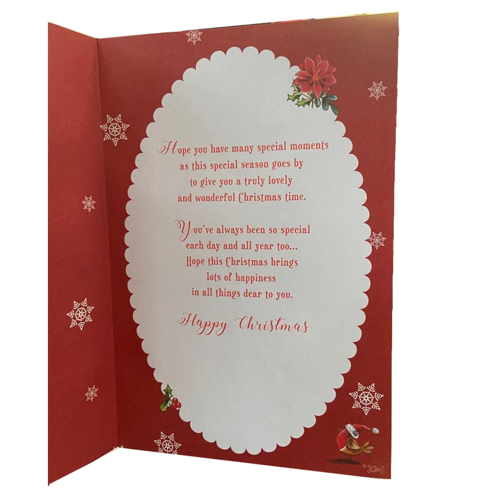 Gran Special Wishes at Christmas Card