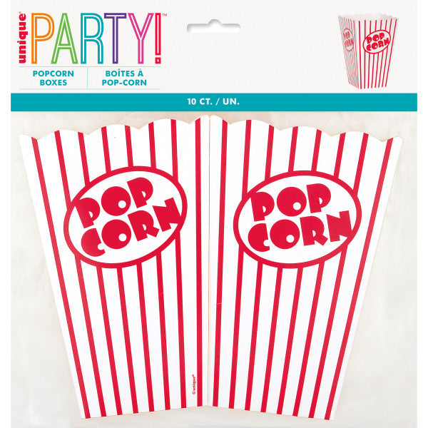 Pack of 10 Popcorn Boxes