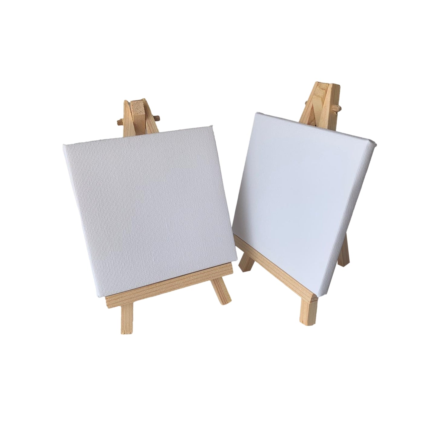 Pack of 12 Mini Easel and Canvas Sets