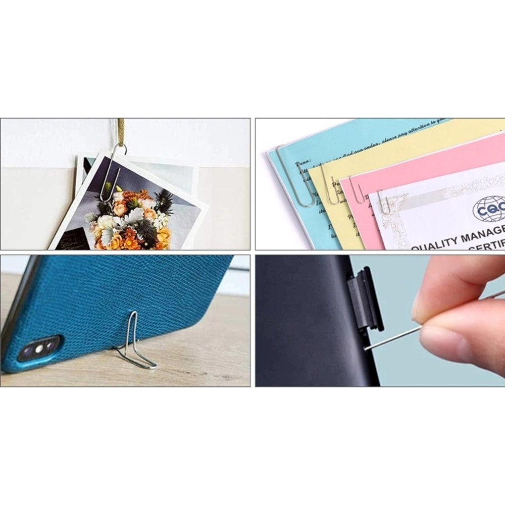 Bulk Pack of 1000 Round End Paper Clips 33mm