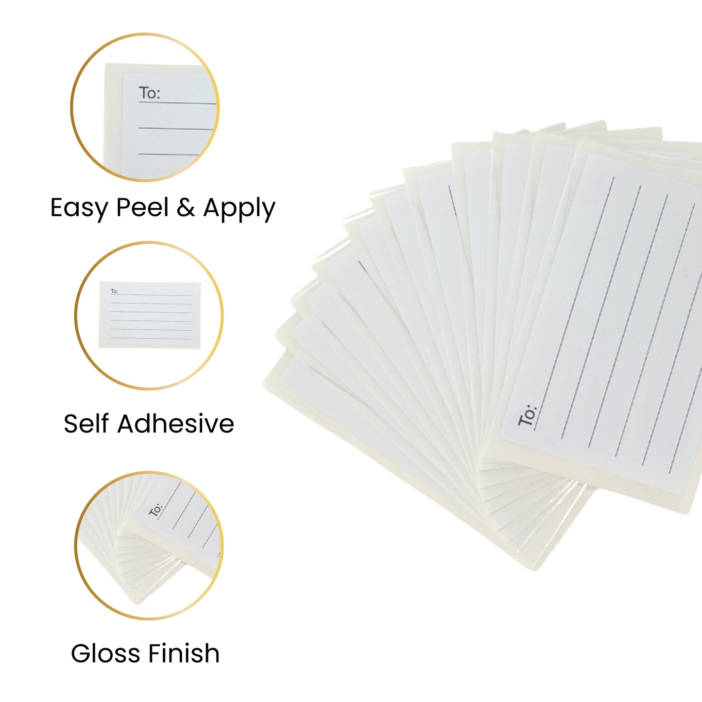 Pack of 144 Self Adhesive Parcel Labels 70x105mm