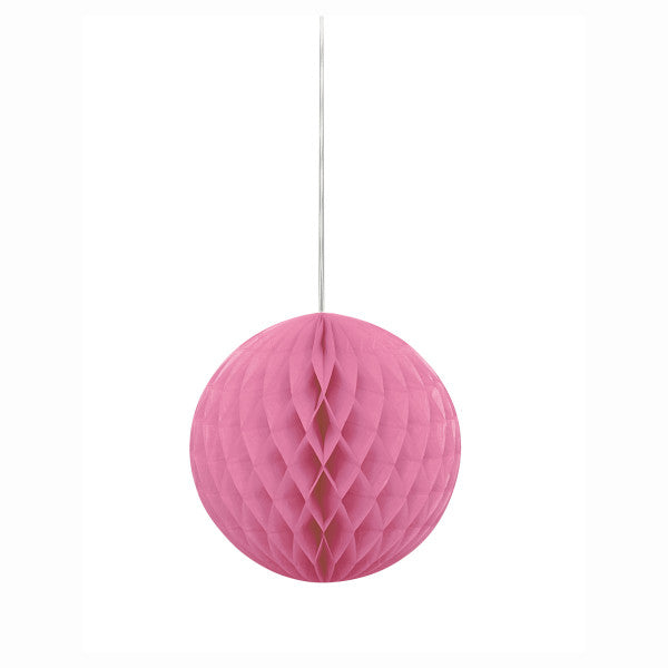 Hot Pink Solid 8" Honeycomb Ball