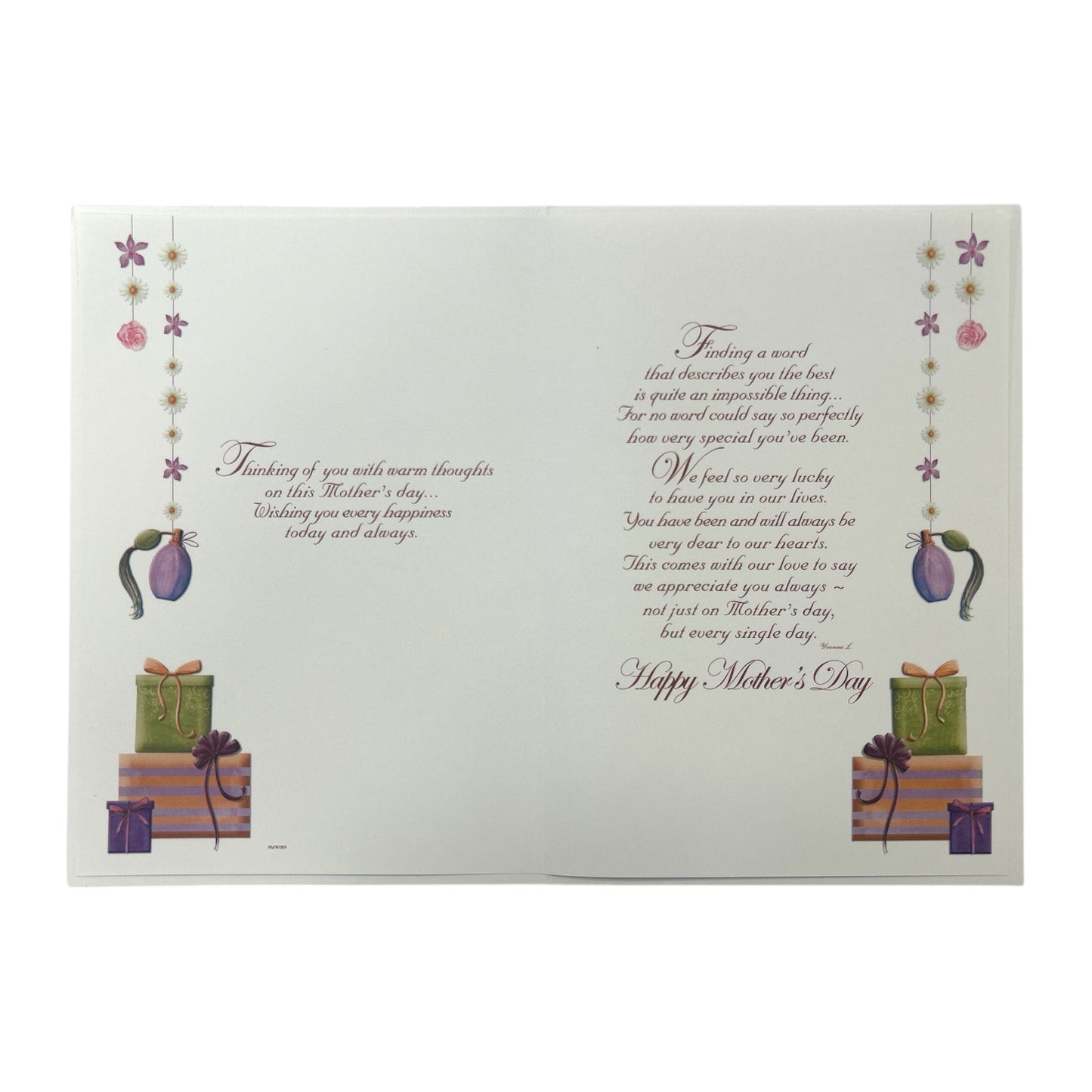 "From Your Son and Daughter-in-Law" On Mother's Day Greeting Card