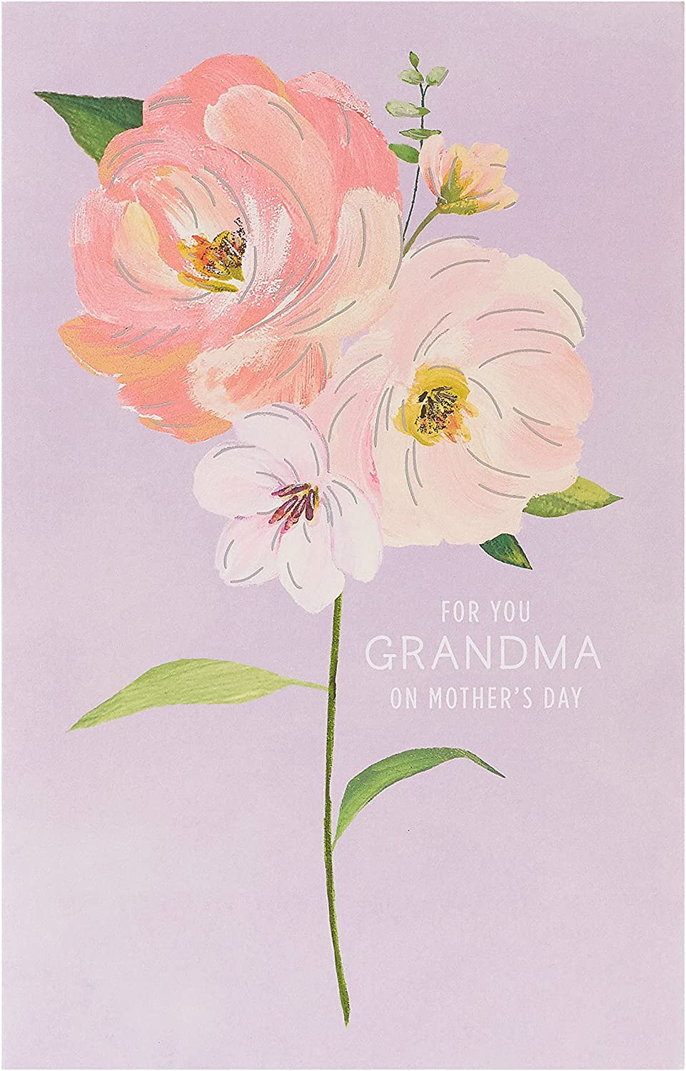 Flower Design Grandma Mother's Day Card