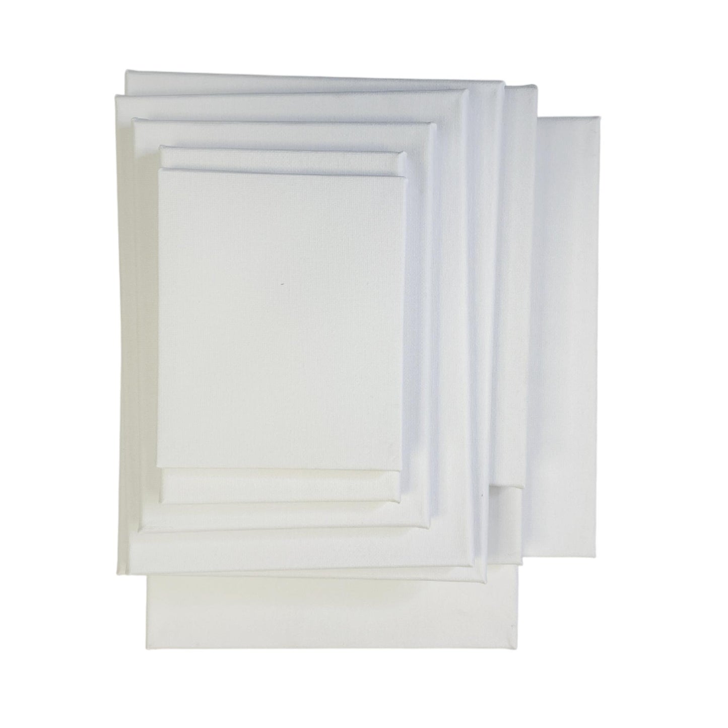 Set of 14 Assorted Sizes Blank White Stretched Board Art Frame 280gsm Canvas By Janrax