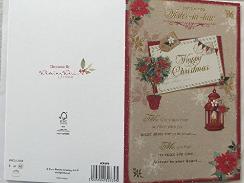 Traditional Sister-In-Law Gold Foiled Verse Christmas Case