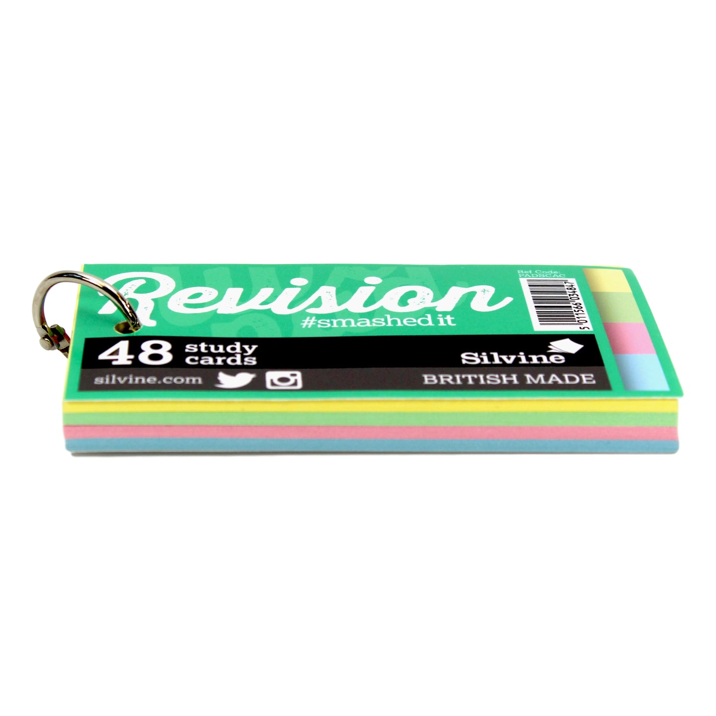 48 Mini Study Revision Cards on Keyring