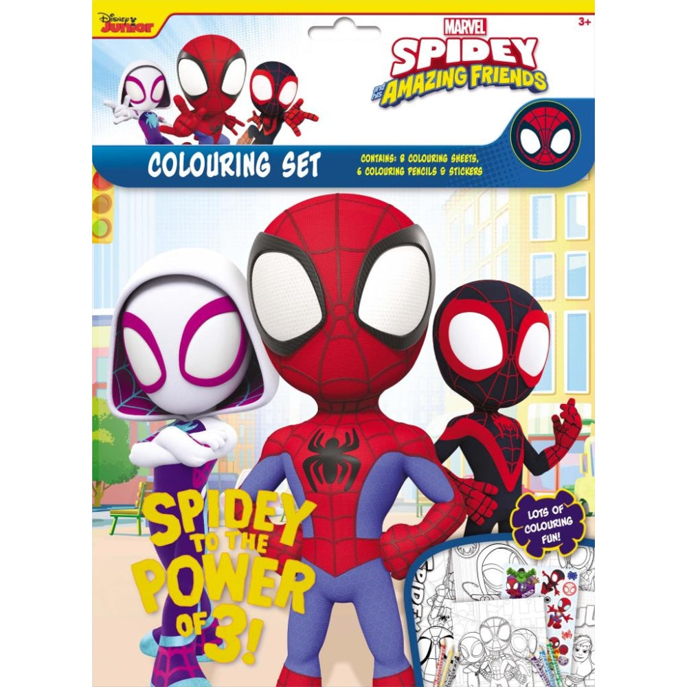 Spidey & Friends Colouring Set