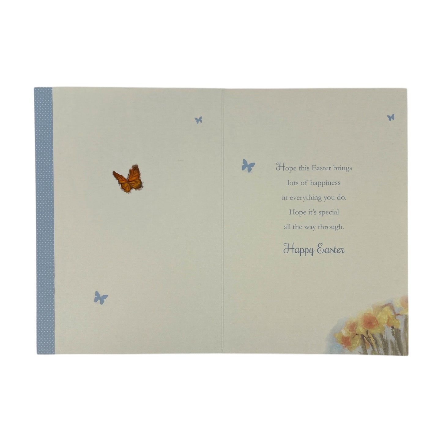 For A Special Friend Cute Lamb Floral Design Easter Card