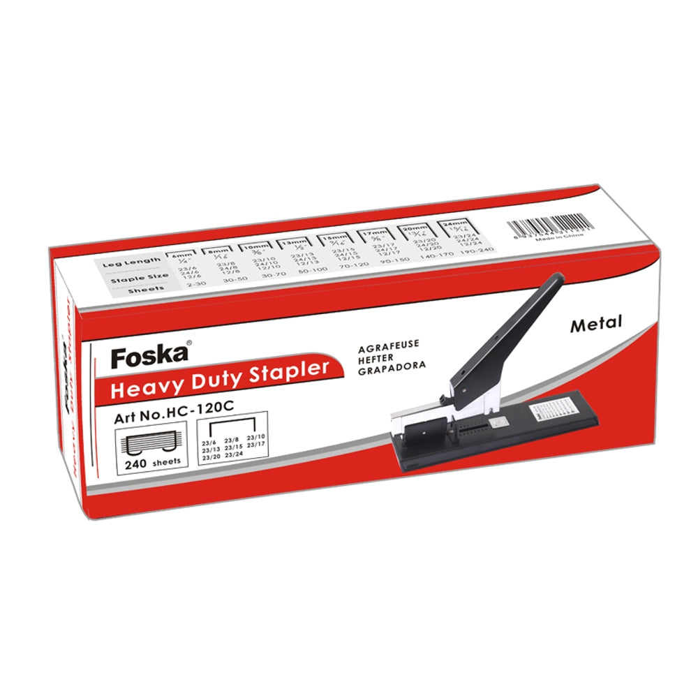 Heavy Duty Metal Stapler (Staples up to 240 sheets)