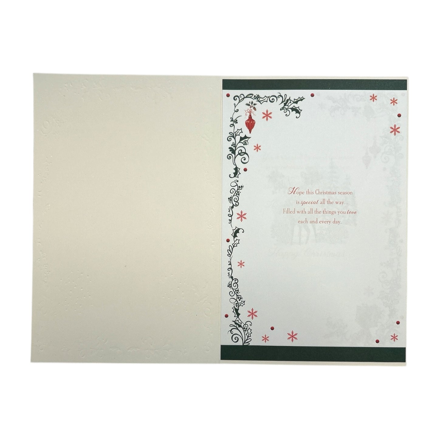 Winter Wonderland Reindeer Design To a Special Grandson Christmas Card