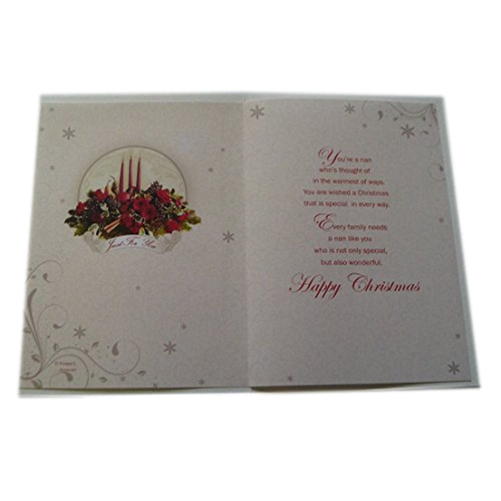 For NAN Nice Sentimental Verse Religious Christmas Card