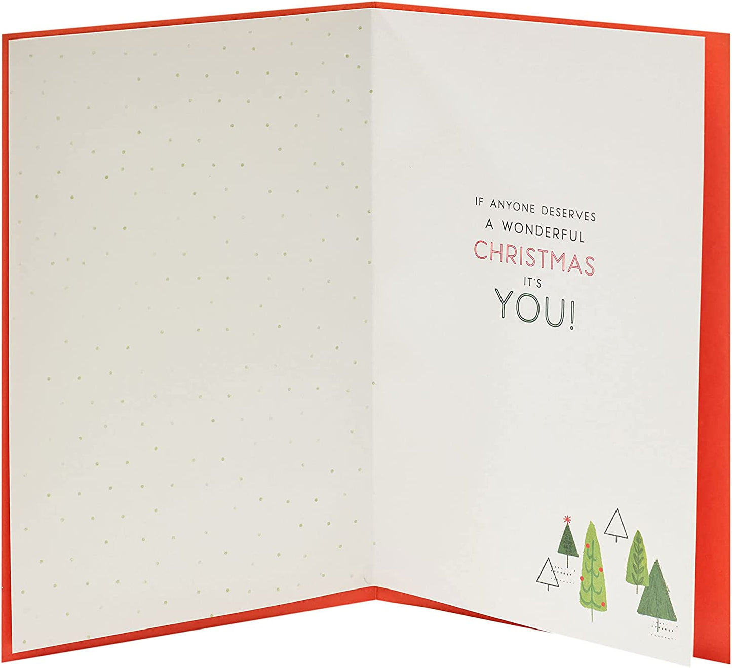 Dad Christmas Card Christmas Tree All Over Pattern