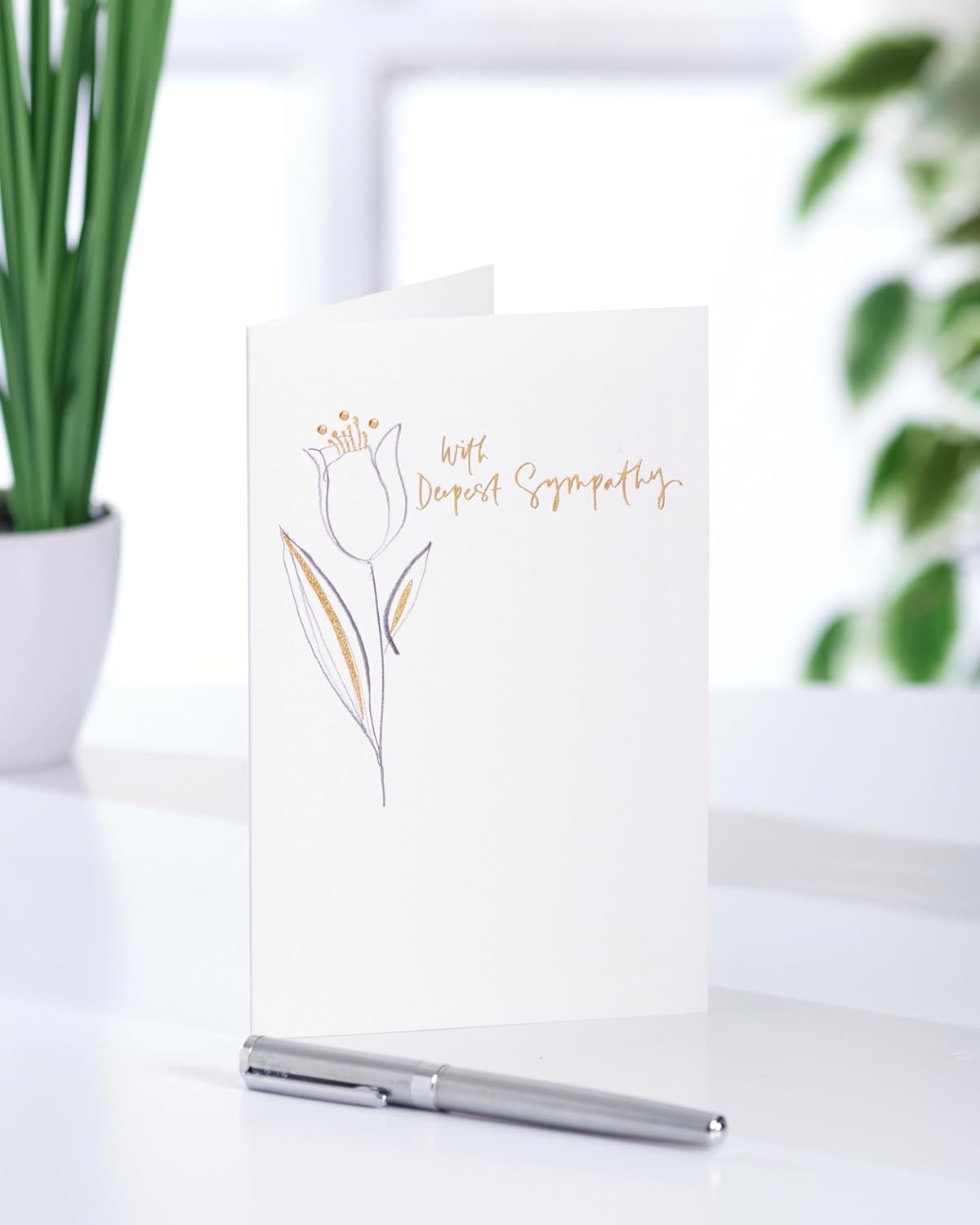 Tulip Design Sympathy Card