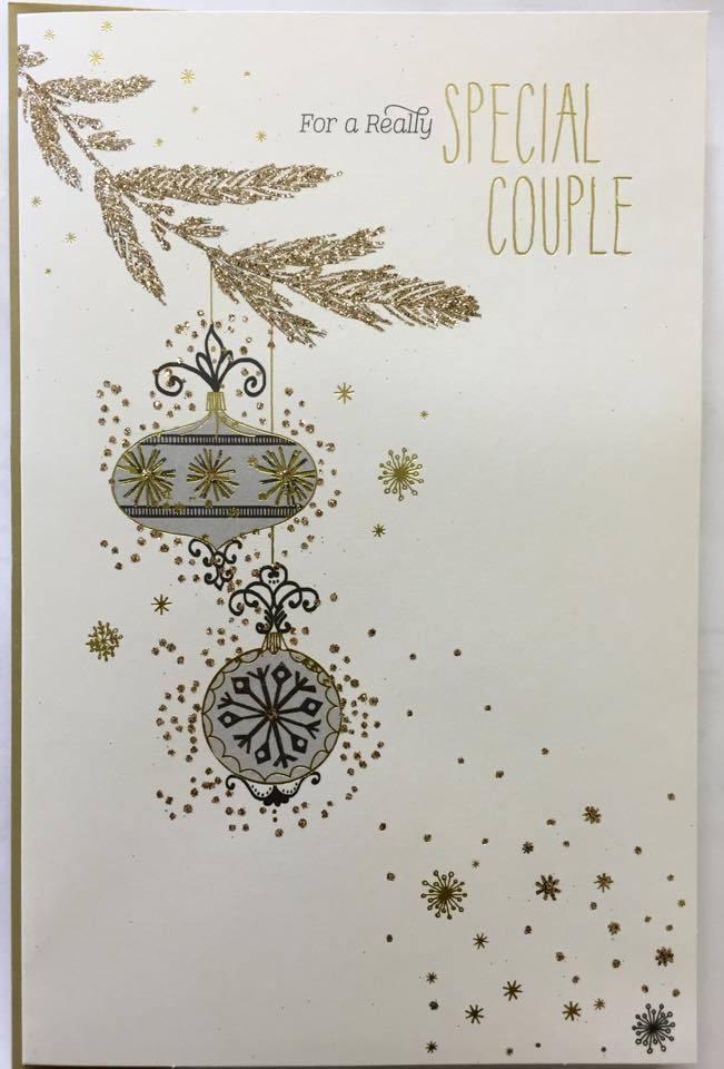Special Couple Quality Christmas Happy New Year Greeting Card