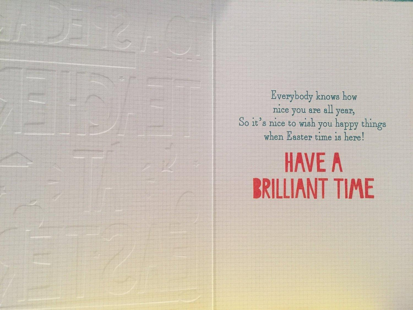To a Special Teacher At Easter Greeting Card