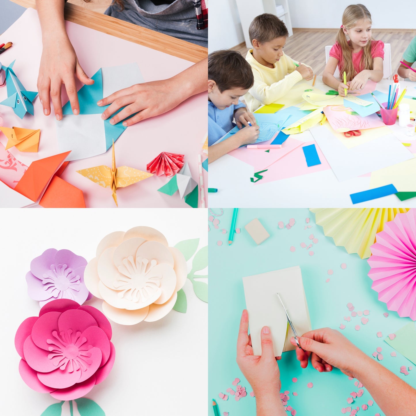 Pack of 80 A4 Assorted Coloured Activity Paper Sheets