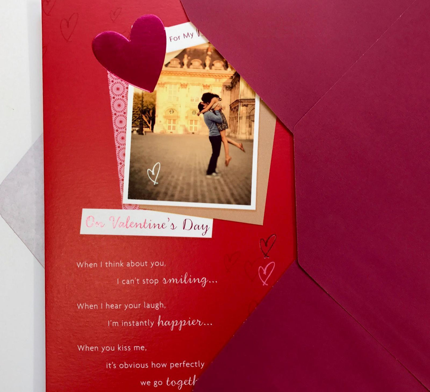 My Boyfriend Lovely Verse New Valentine's Day Greeting Card