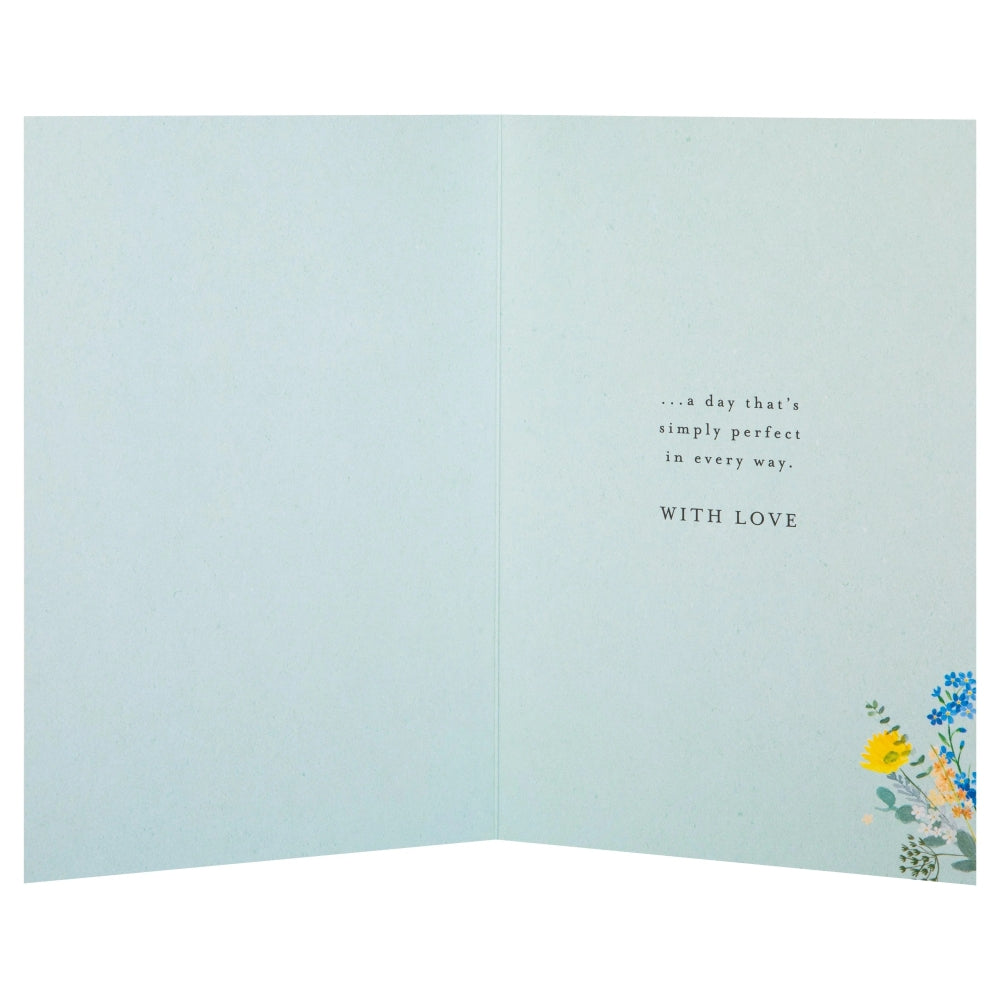 Tea, Cake, Flowers Lovely Birthday Card